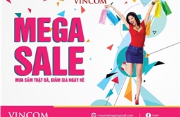 Mega Sale với mức giảm giá 50% cho hàng hiệu